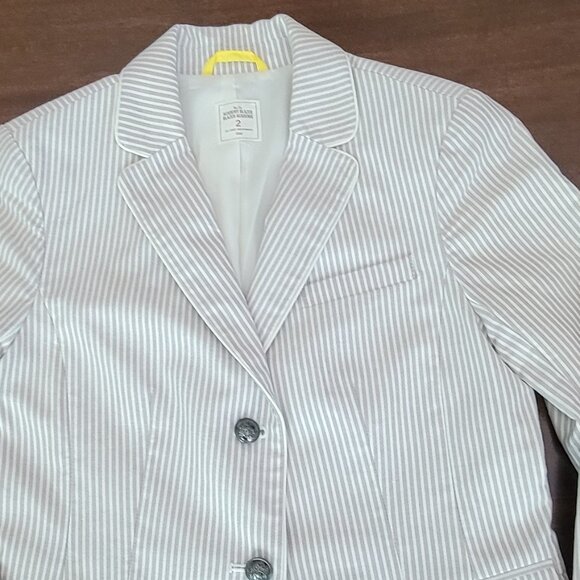 GAP Academy Blazer Striped Women's Size 2 Jacket - Picture 2 of 8